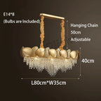 Crystal Tassles Pendant Light 2024 | Modern Luxury Chandelier for Living Room