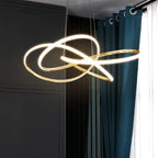Geometric Line LED Chandelier for Modern Home Decor and Lighting
