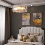 Crystal LED Ceiling Chandelier: Elegant European Home Décor Pendant Lights