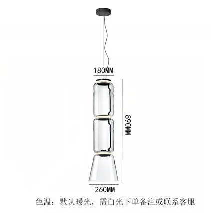 Heavy Glass Modern Chandelier Pendant Lamps for Living Room, Dining Room, and Store