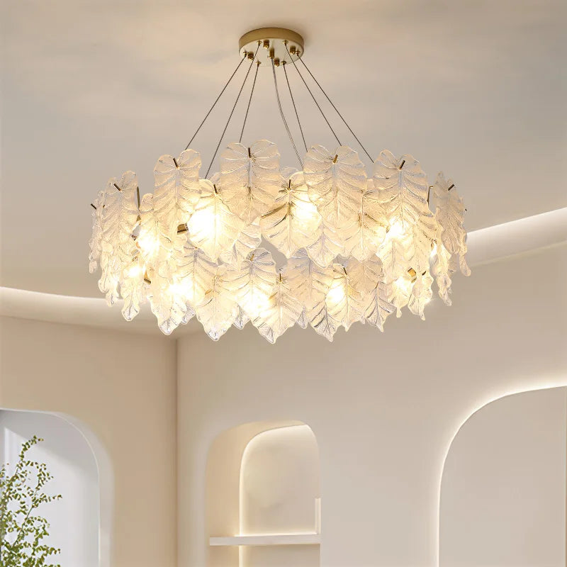 Crystal Chandelier: Elegant Light Luxury Lamp for Living Room, Bedroom, Dining Room & Study