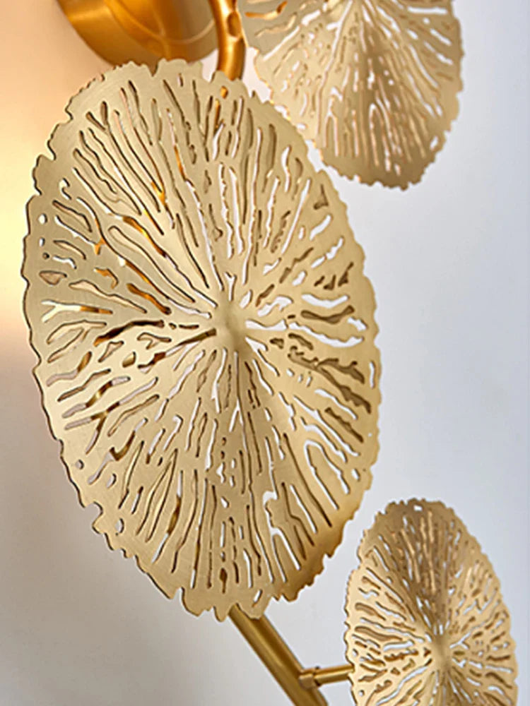 Iron Wall Sconce LED Light Fixture for Bedroom & Living Room