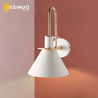 Nordic Wall Sconces: 350° Rotating Bedside Lighting Fixture