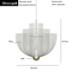 Geometric Iron Chandelier | Nordic Loft Pendant Light Fixture