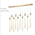 3W Round Stairs LED Chandelier: K9 Crystal, Metal Fixture, DIY Lamp for Villa