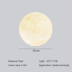 Nordic Moon LED Floor Lamp for Home Decoration and Bedroom Lighting
