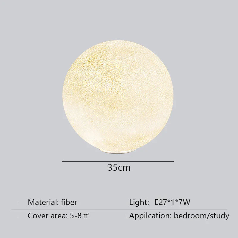 Nordic Moon LED Floor Lamp for Home Decoration and Bedroom Lighting