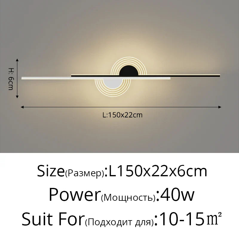 Nordic Acrylic LED Wall Light for Bedroom and Living Room Decor