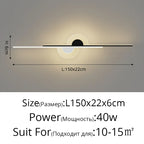 Nordic Acrylic LED Wall Light for Bedroom and Living Room Decor