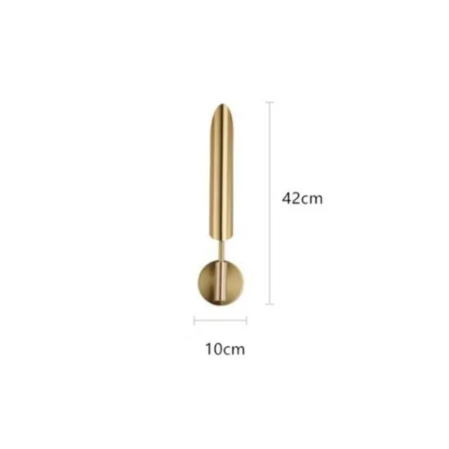 Gold LED Single Head Wall Lamp for Living Room, Bedroom, and Corridor