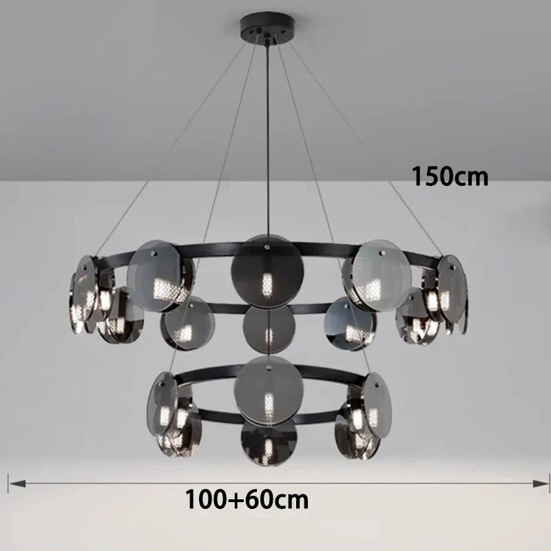 Modern LED Pendant Chandeliers for Home Decor Living and Dining Room Lighting