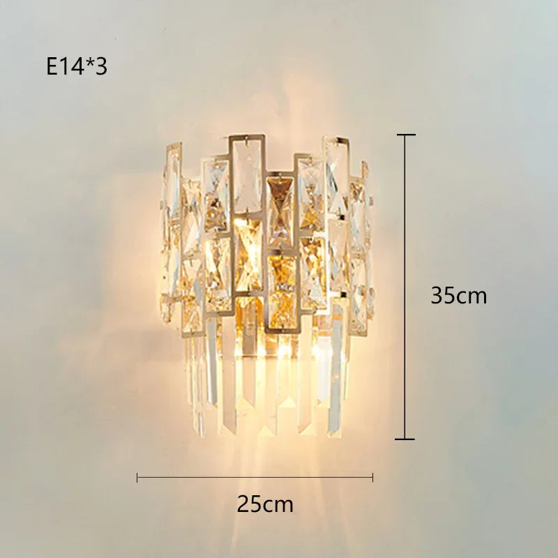 Modern Crystal Chandelier for High-End Living Room Decor Lighting