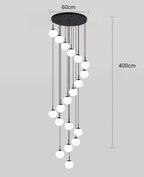 Modern Pendant Light: Indoor LED Chandelier for Dining Room & Home Decor