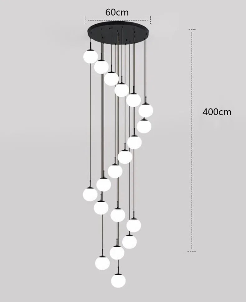 Modern Pendant Light: Indoor LED Chandelier for Dining Room & Home Decor