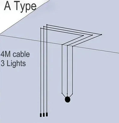 Modern Iron Art DIY Pendant Lamp with 5W G9 LED Bulb - Afralia™