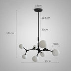 Iron Magic Molecular Pendant Lights for Living Room Dining Room Decor