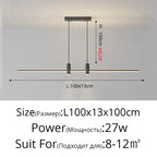 Modern LED Pendant Lights Dining Room Bar Counter Chandelier