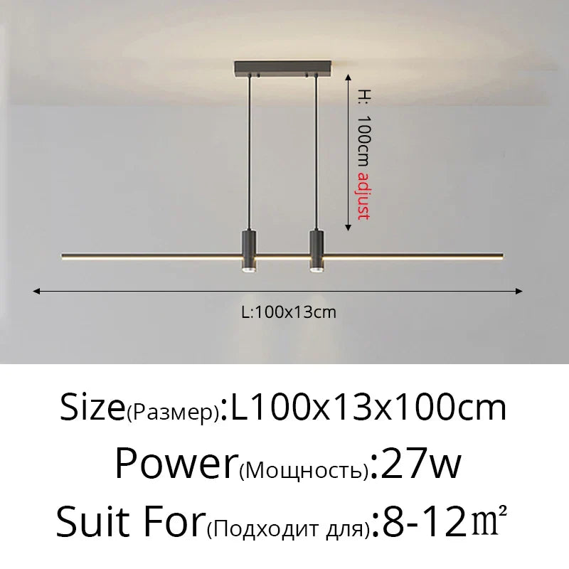 Modern LED Pendant Lights Dining Room Bar Counter Chandelier