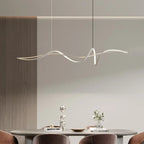 Aluminum LED Chandelier: Modern Dining Island Light for Stylish Indoor Decoration