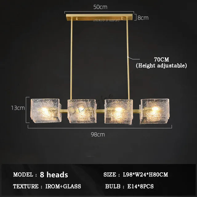 Crystal Chandelier: Modern Luxury Pendant Light for Living Room, Restaurant, and Bar