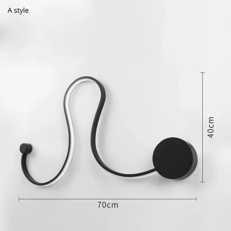 Iron Body Wall Lamps LED Lights Fixture for Bedroom, Living Room, Study, Hotel