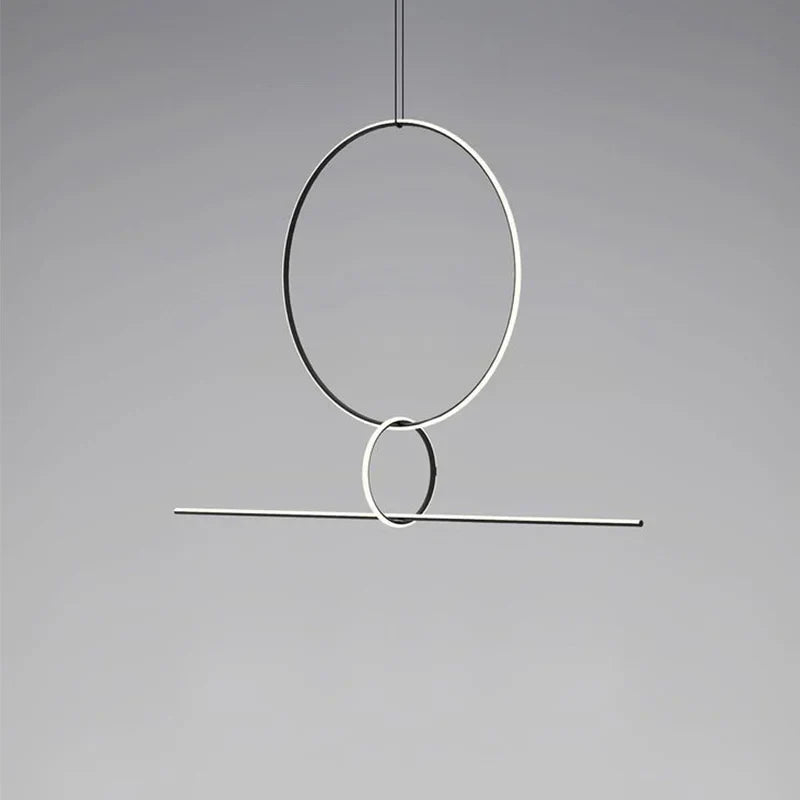 Minimalist Geometric LED Pendant Island Lighting