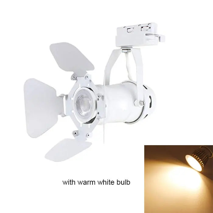 Artwork LED Track Lighting Fixture: Vintage Industrial Design, Adjustable Spotlights