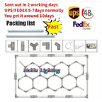 Honeycomb LED Ceiling Light for Car Showroom and Workshop