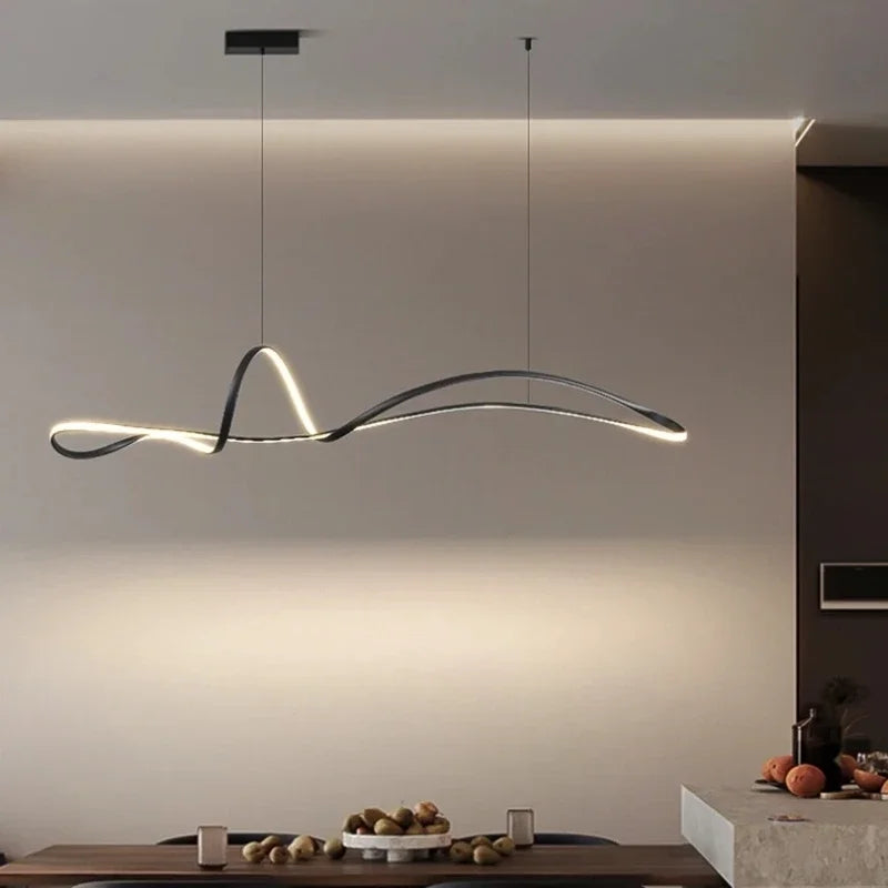 Gold Dine Pendant Light for Living Room Decor & Dining Table | Noedic LED Chandelier Fixtures