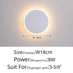 Modern Touch Sensor LED Wall Lamps for Indoor Lighting