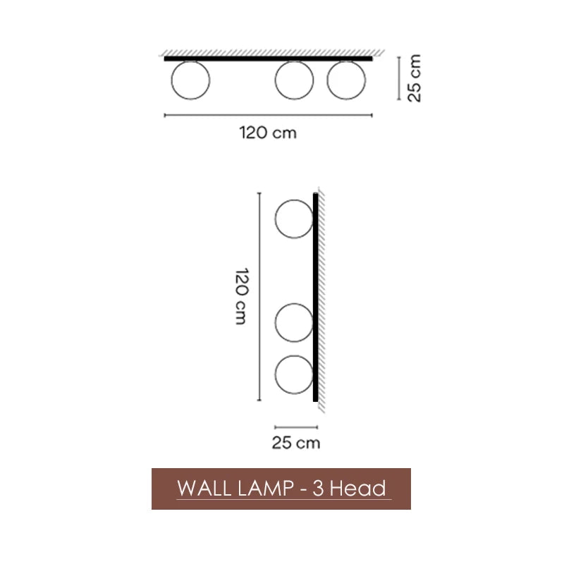 LED Art Deco Plant Wall Lights - Modern Nordic Design for Home Living Room Bedroom