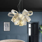 Luxury Glass Pendant Chandelier - Modern Minimalist Living Room Lighting Fixtures