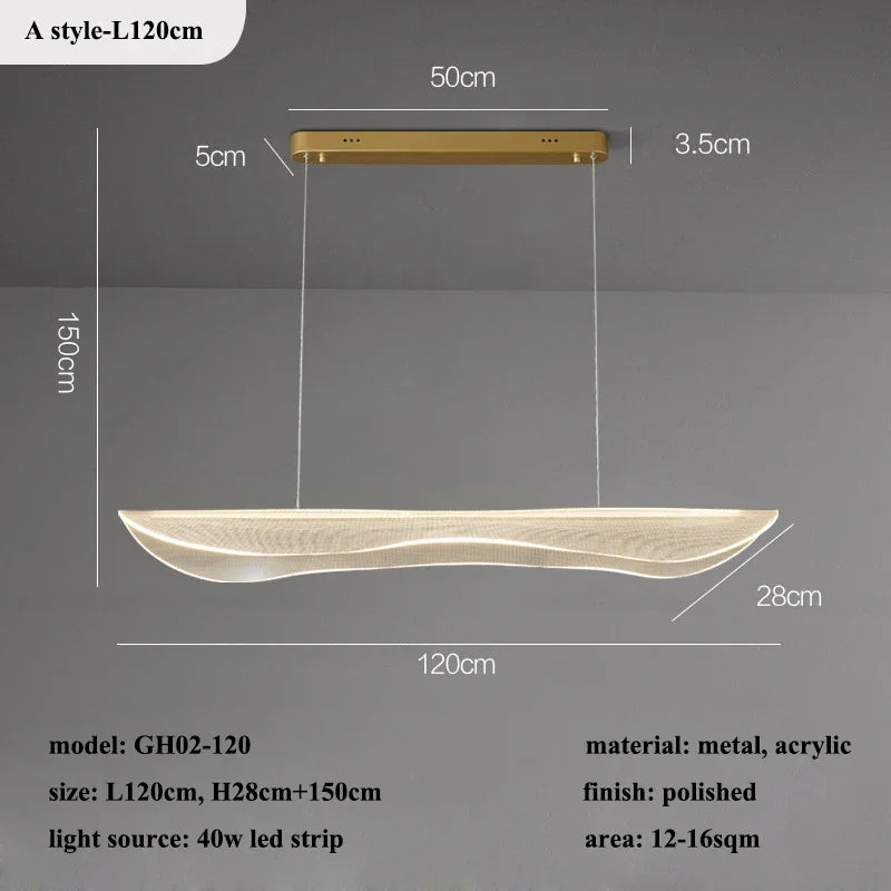 Starry Sky Acrylic LED Chandelier for Modern Living, Dining, Kitchen, Bedroom Lighting