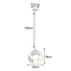 Retro Industrial Pendant Light: Modern Loft Hanging Lamp for Home Decor and Ceiling Lighting