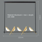 Modern Magpie Bird LED Wall Lamp for Bedroom Decor