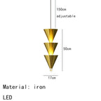 Nordic Tapered Multilayer Chandelier for Home LED Lighting Decor