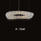 Bird Nest Crystal Pendant Chandelier | Modern Hall Hotel Living Dining Room Luster