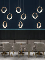 Circle Ring LED Chandelier Light for Luxe Living Spaces