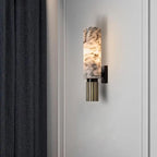 Marble Wall Lamp Copper Light Luxury Natural Marble Wall Lamp