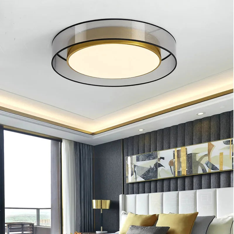 Circular LED Ceiling Light for Bedroom, Bathroom & Corridor - Modern Indoor Lighting Solution