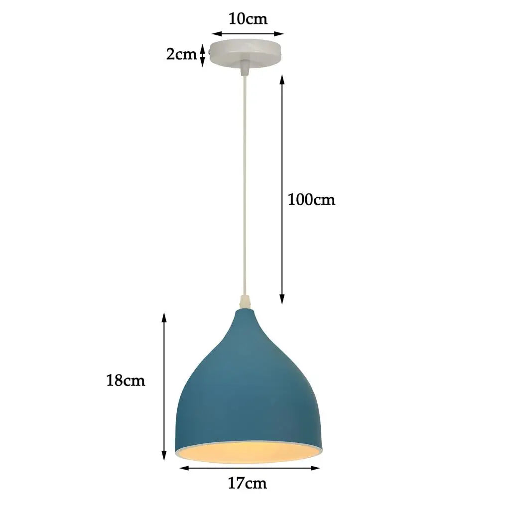 Colorful Nordic Pendant Light for Living Room Kitchen Restaurant Lighting