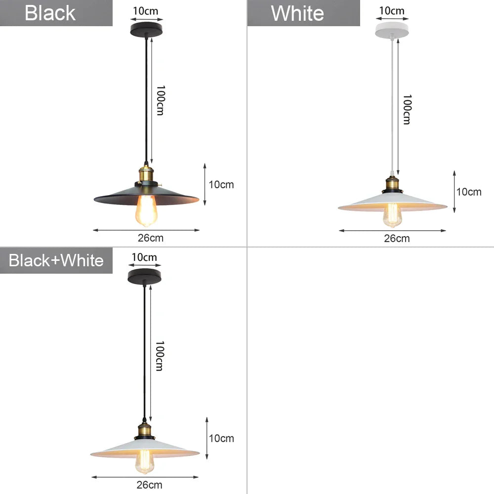 Industrial Loft Chandelier Pendant Lamp LED Edison Vintage Hanging Light