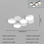 Modern Circles LED Ceiling Light for Living Room Bedroom