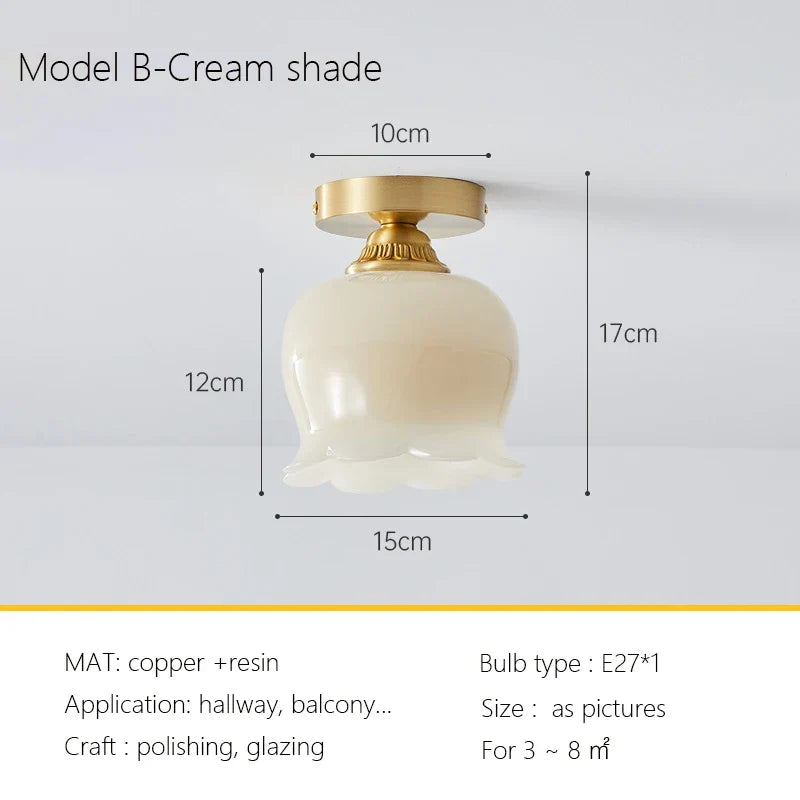 Vintage Nordic Ceiling Lamp: Creative LED Home Decor Lighting Fixtures