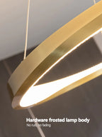 Modern Minimalist Circle Chandelier - Luxury Italian Ring Lamps