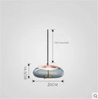 Glass LED Chandeliers for Living Room Bedroom Kitchen Pendant Lamp