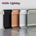 LED Skirting Line Aluminum Profiles Baseboard Corner Wall Decor - Stair Bar Strip Light