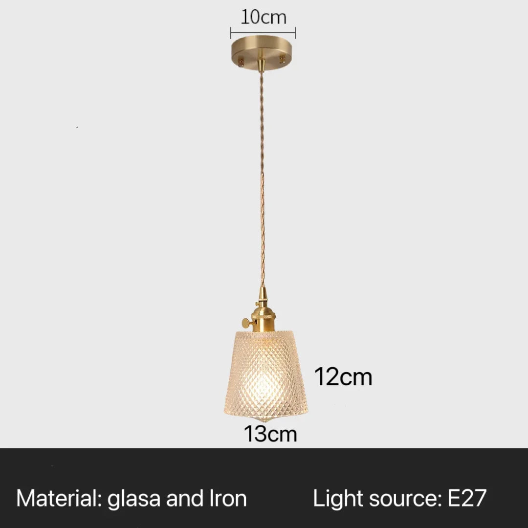 Nordic Flower Glass Pendant Chandeliers for Restaurant Cafe Hotel Decoration