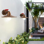 Industrial Iron Rust Water Pipe Wall Light Vintage E27 Sconce Fixture