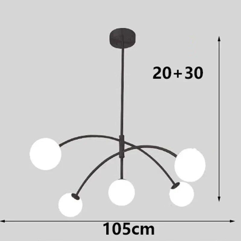 Modern Indoor Pendant Lights Ceiling Chandelier LED Lighting